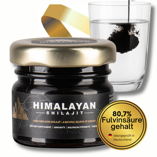 100% natürliches Himalayan Shilajit und gratis Löffel