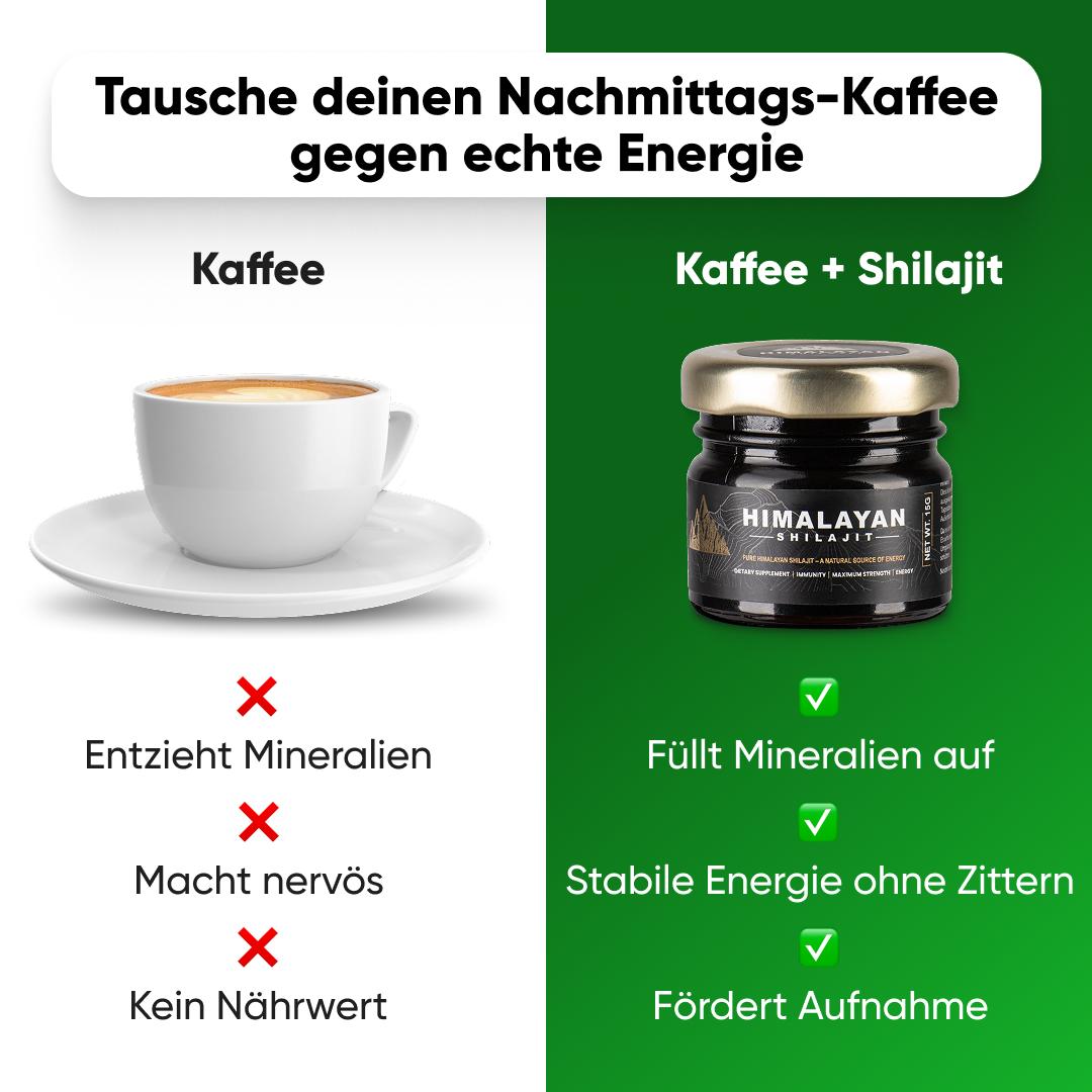 100% naturale Shilajit dell'Himalaya e cucchiaio gratuito