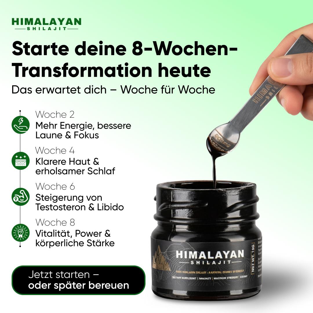 100% naturale Shilajit dell'Himalaya e cucchiaio gratuito
